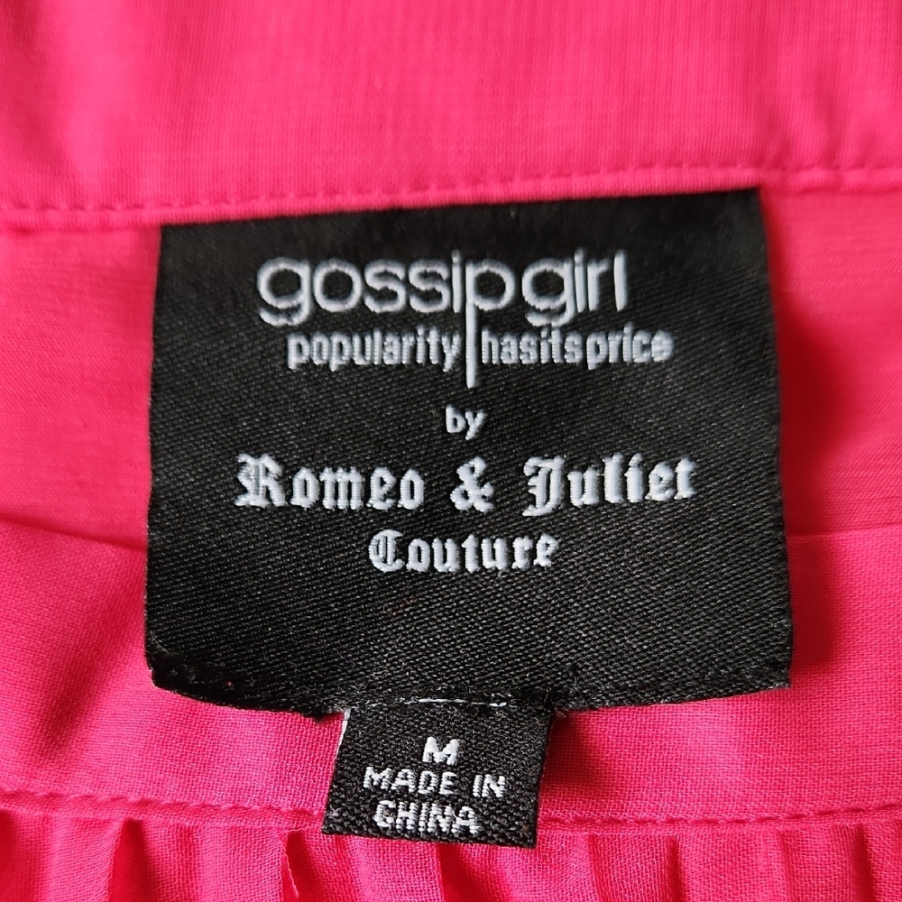 Romeo & Juliet Couture Pink Pleated Midi Skirt (M) - Picture 4 of 5